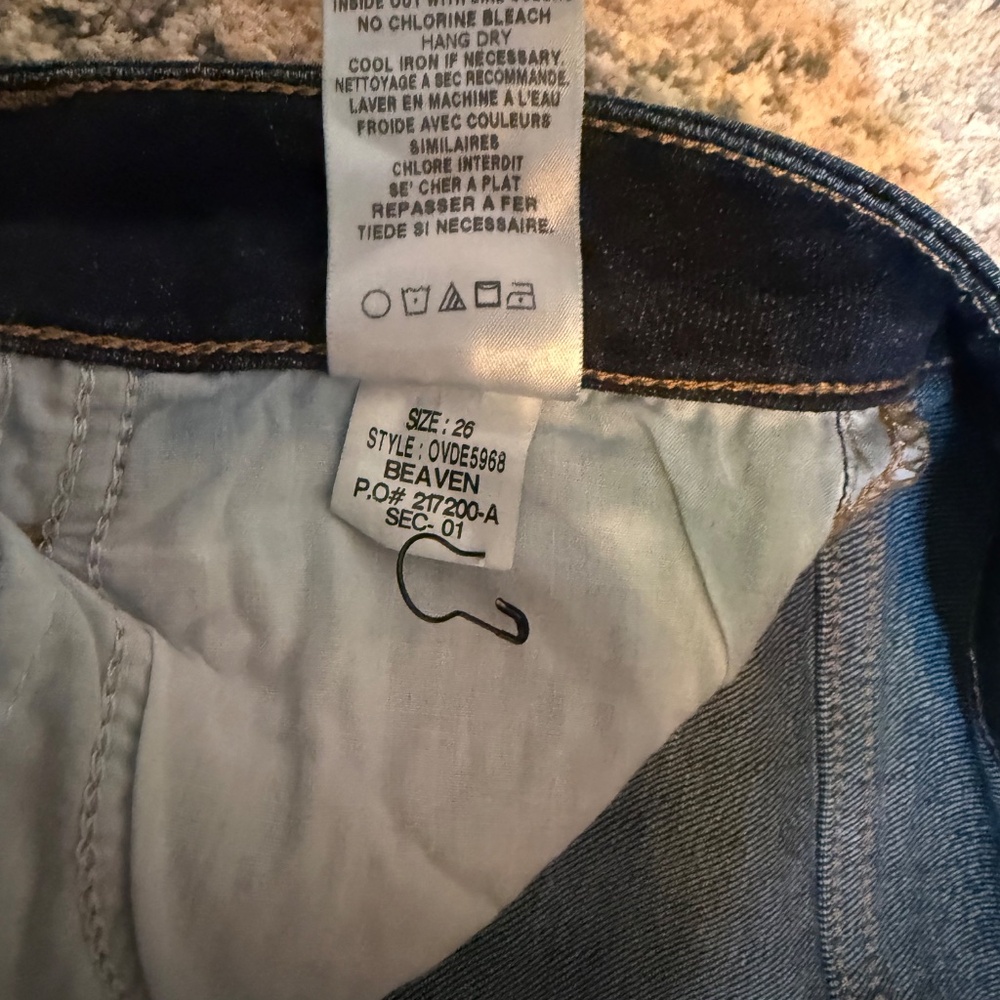Like New Joe’s Jeans Dark Wash Beaven Skinny Ankle Jean sz 26 - Picture 6 of 7